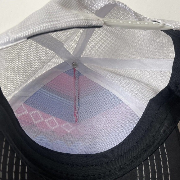 Troxel Trucker Hat Cap Aztec Print Black Pink Blue White Equestrian Horse Riding - Picture 10 of 12